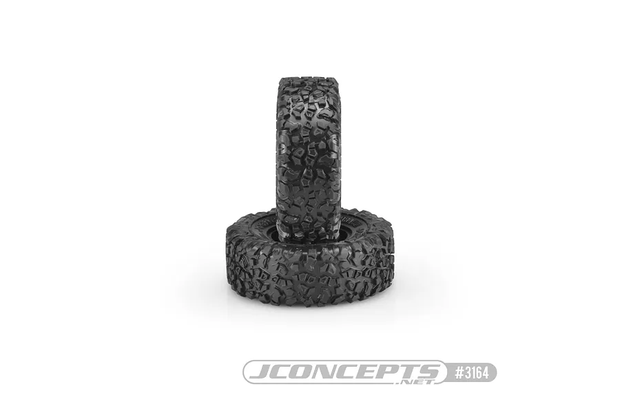 JConcepts 1.9&amp;quot; Landmines Country (Green Compound) Performance Tyres with Foam Inserts 2Pcs image 116101