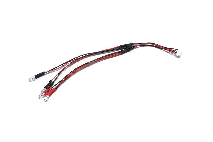 Kyosho Clear and Red LED Lights Set image 116109