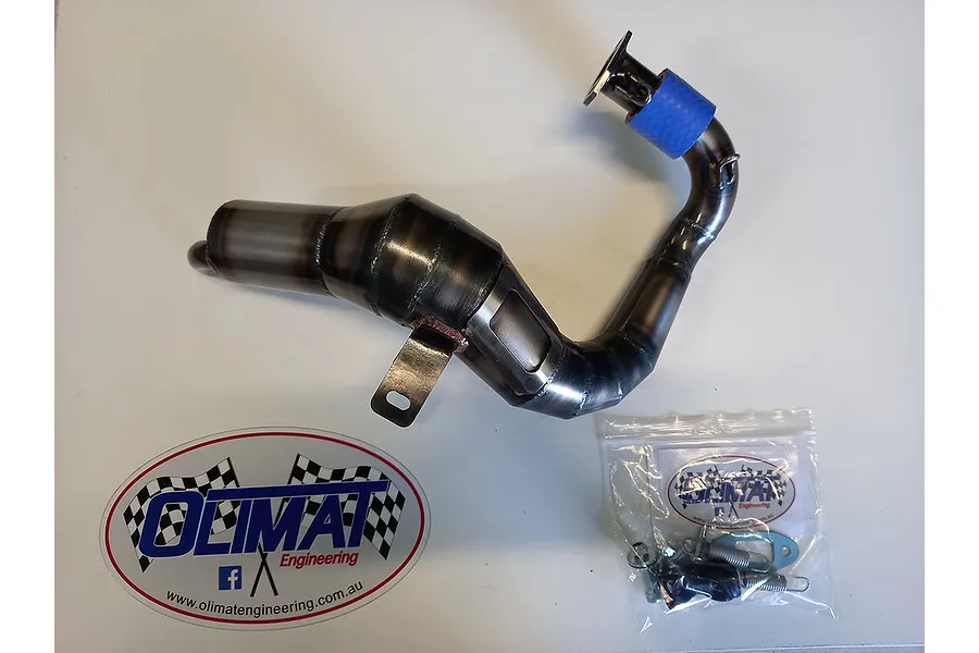 Olimat Engineering Silenced Exhaust Pipe Set image 116192