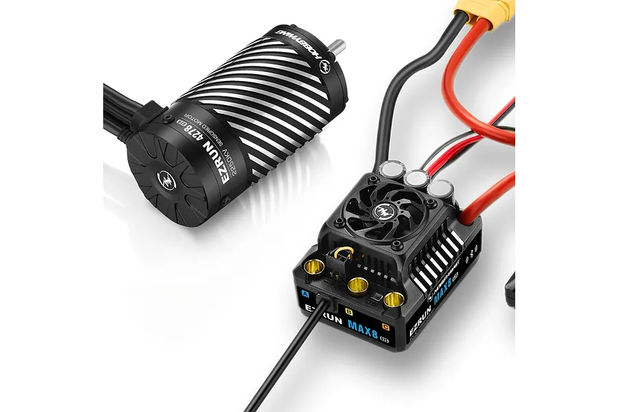 Hobbywing Ezrun Max8 160A ESC and 4278SD 2250kV Brushless Sensored Motor Combo image 116244