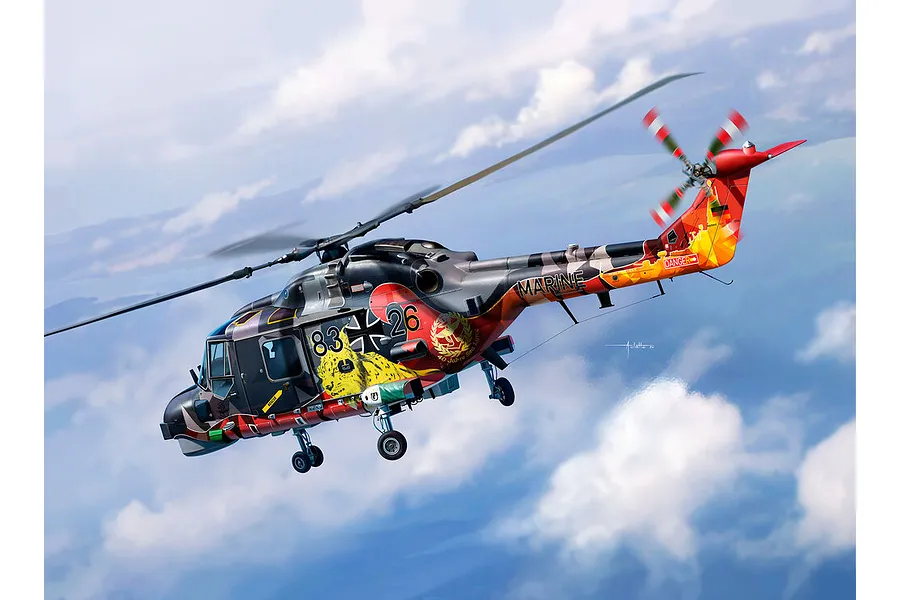 Revell 1/32 Westland Sea Lynx Mk.88A &amp;#039;40 Years&amp;#039; Special Edition Helicopter Scaled Plastic Model Kit image 116246