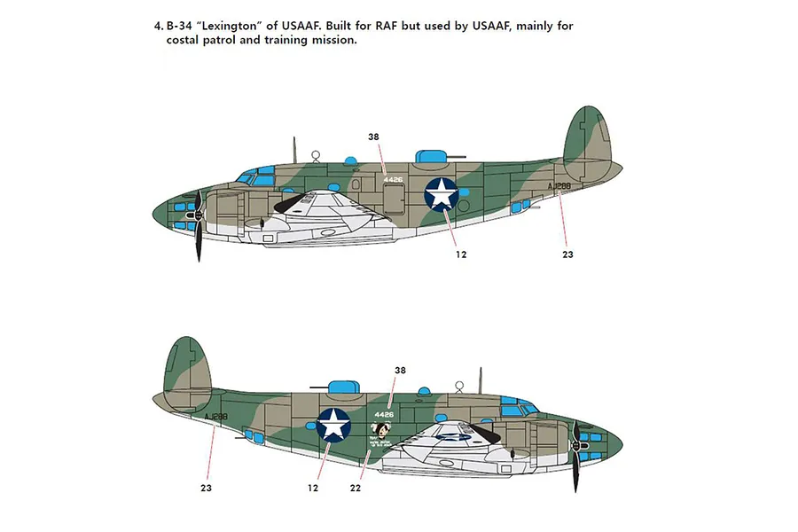 Academy 1/72 USN PV-1 &amp;#039;Patrol Bomber&amp;#039; Scaled Plastic Model Kit with Aus Decals image 116251