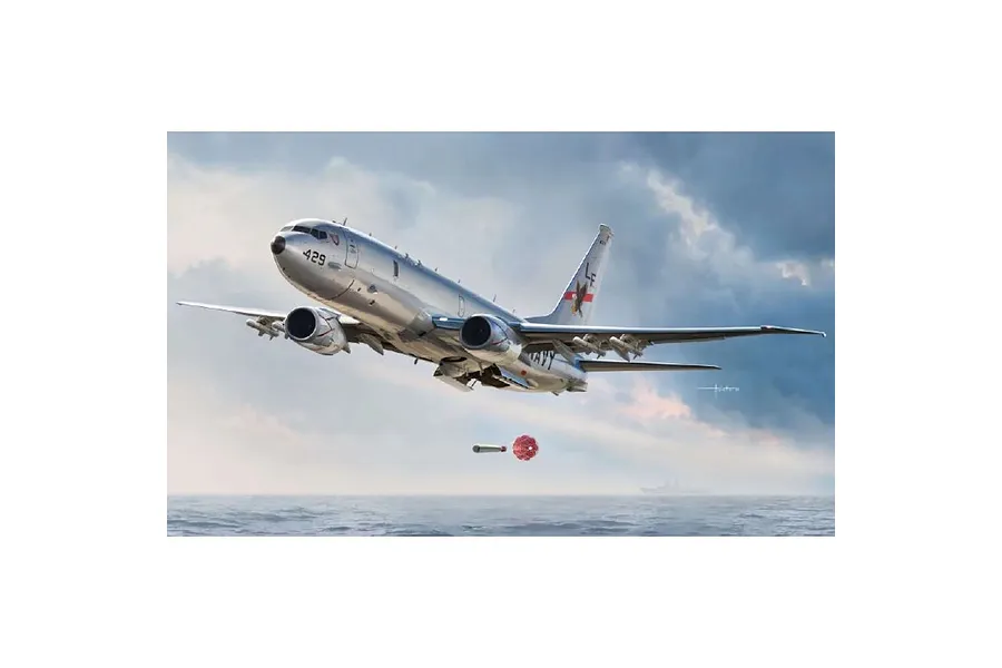 Academy 1/144 USN P-8A Poseidon Patrol Aircraft Scaled Plastic Model Kit with Australian RAAF Markings image 116257