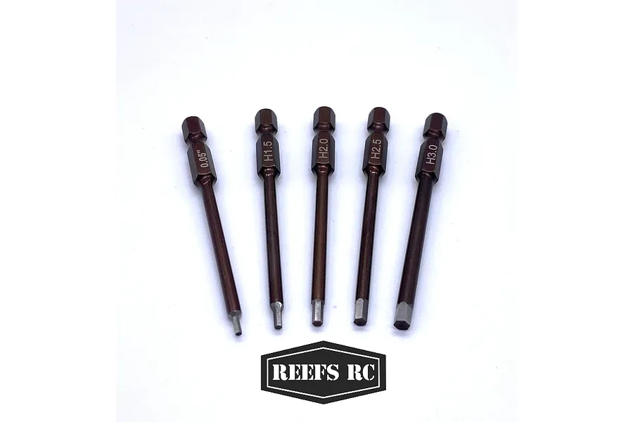 Reefs RC 1.5, 2.0, 2.5, 3.0mm and 0.05&amp;quot; Hex Speed Tips 5Pcs image 116394