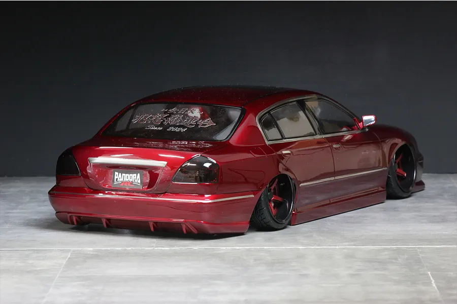 Pandora RC 1/10 Nissan CIMA F50 Unpainted Body Shell - Clear image 2