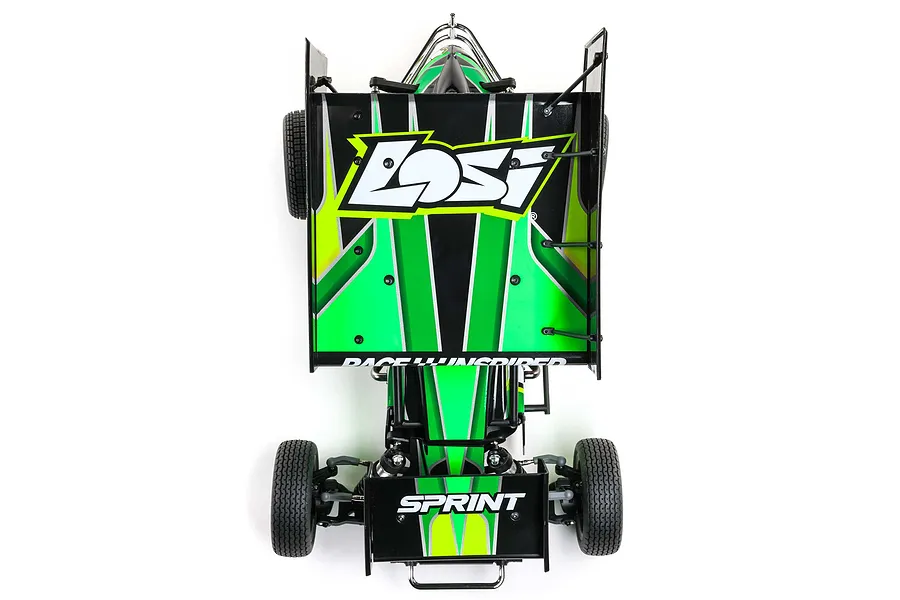 Losi 22S Sprint RC Sprint Car Electric Brushless 2WD 1/10 Scale RTR - Green image 116456
