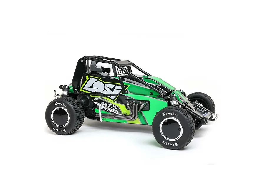 Losi 22S Sprint RC Sprint Car Electric Brushless 2WD 1/10 Scale RTR - Green image 116457