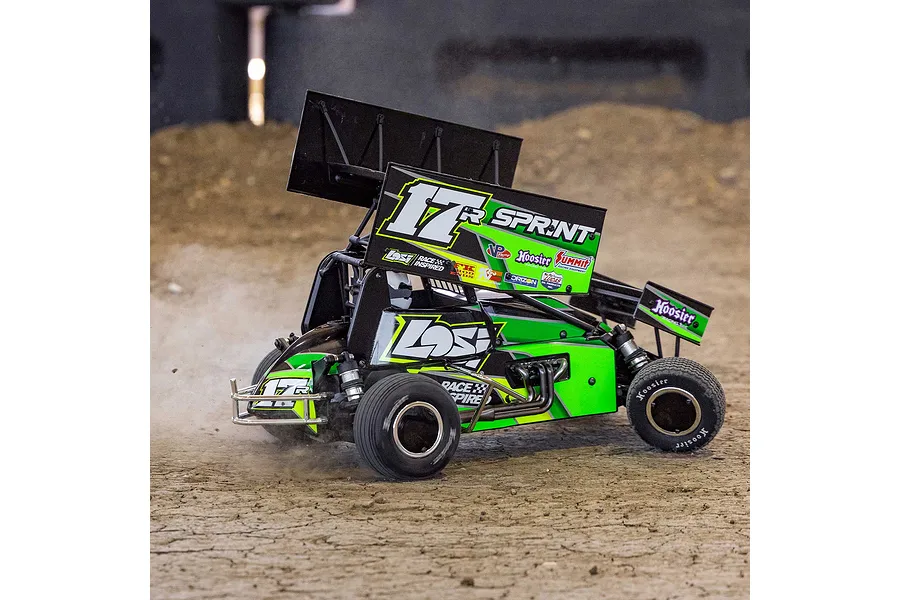 Losi 22S Sprint RC Sprint Car Electric Brushless 2WD 1/10 Scale RTR - Green image 116466