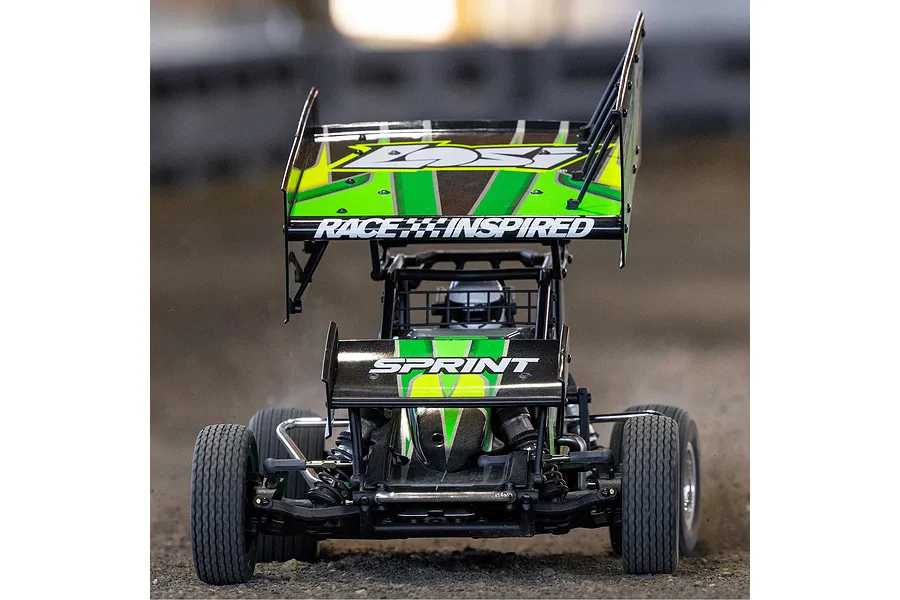 Losi 22S Sprint RC Sprint Car Electric Brushless 2WD 1/10 Scale RTR - Green image 116467