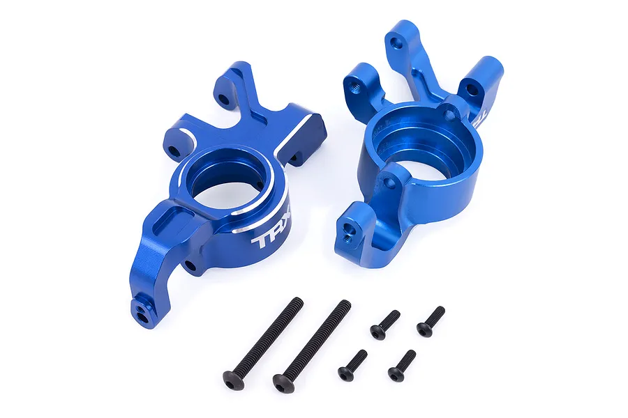 Traxxas Aluminium Steering Hubs 2Pcs - Blue image 116524