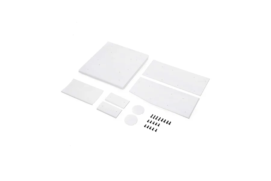 Losi 1/10 Wing Panel Set - White image 116538