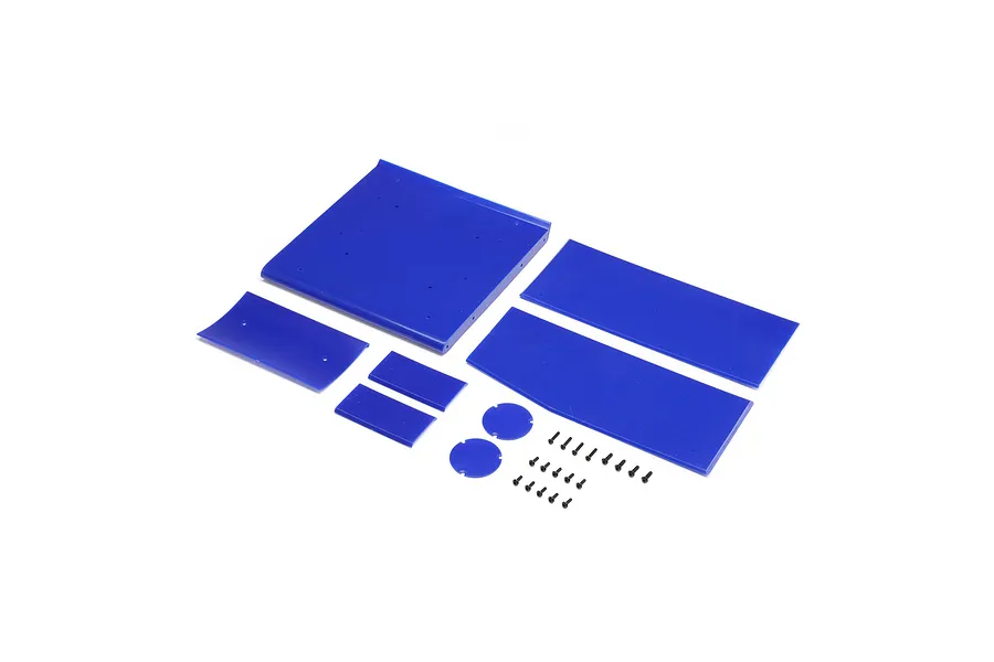 Losi 1/10 Wing Panel Set - Blue image 116540