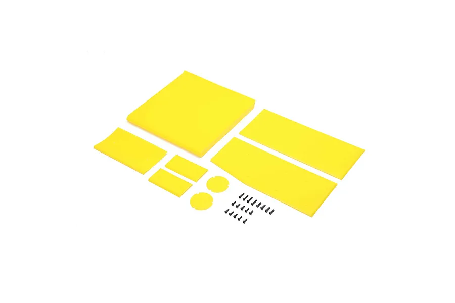 Losi 1/10 Wing Panel Set - Yellow image 116541