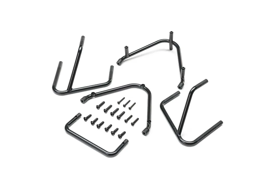 Losi 1/10 Bumper Set - Black image 116544