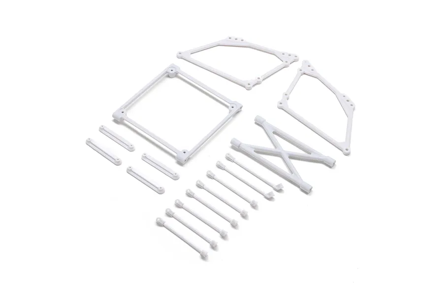Losi 1/10 Top Wing Mount Set - White image 116545