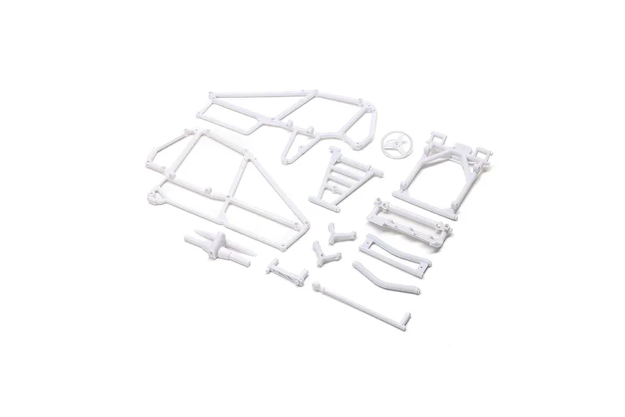 Losi 1/10 Roll Cage Set - White image 116546