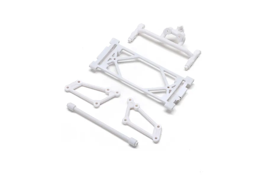 Losi 1/10 Front Wing Mount Set - White image 116547