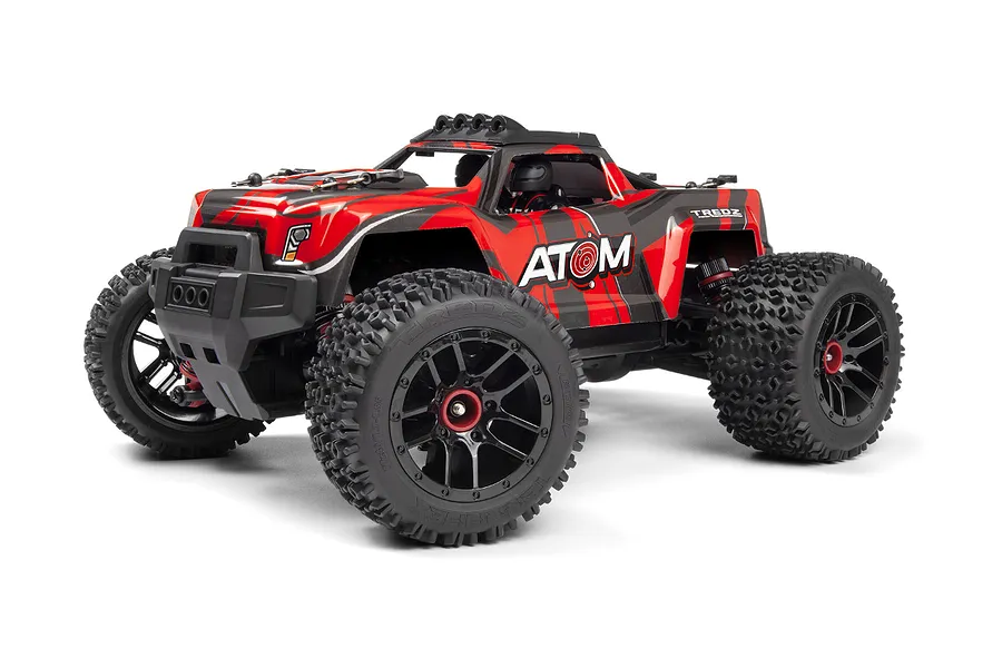 Maverick Atom AT1 RC Monster Truck Electric 4WD 1/18 Scale RTR - Red image 116568