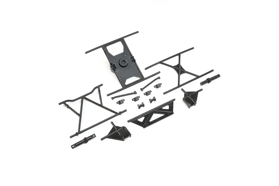 Losi Roll Cage Roof and Spare Tyre Holder Set image 116594