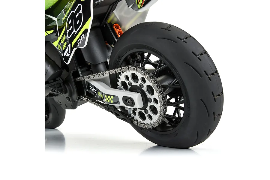 Pro-Line 3.9&amp;quot; Supermoto 2.0 S3 Rear Motorcycle Wheel image 116630