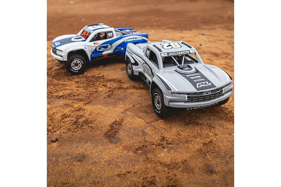 Pro-Line 1/16 2019 Chevy Trophy Truck Painted Body Shell - Grey image 116654