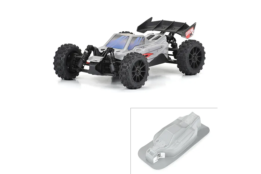Pro-Line 1/14 Axis Painted Body Shell - Grey image 116670
