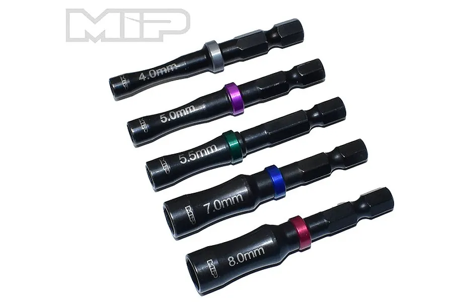 MIP 4.0, 5.0, 5.5, 7.0, and 8.0mm Speed Tip Nut Driver Set 5Pcs image 116754