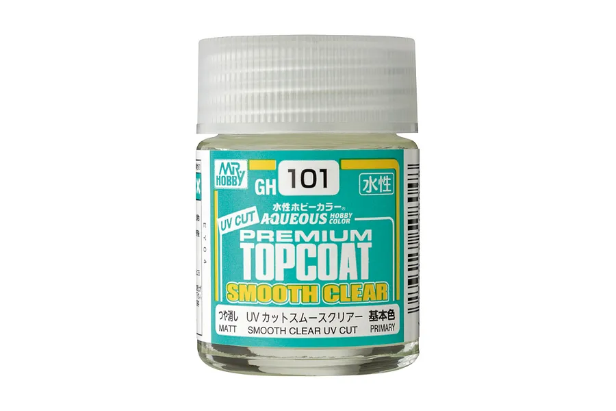 Mr Hobby Aqueous Premium Top Coat - Smooth Clear 10ml image 116779