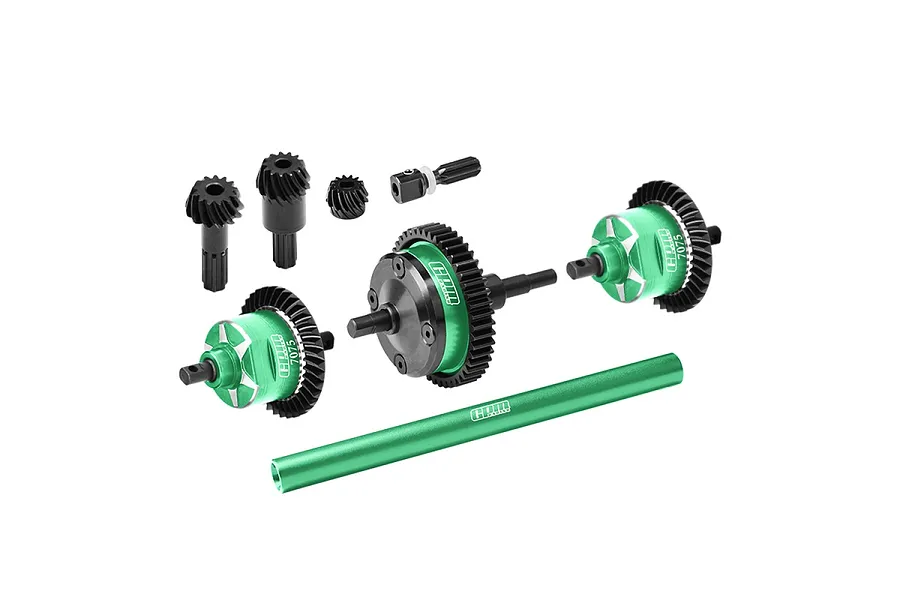 GPM Carbon Steel and Aluminium Complete Differential Set - Green image 116817