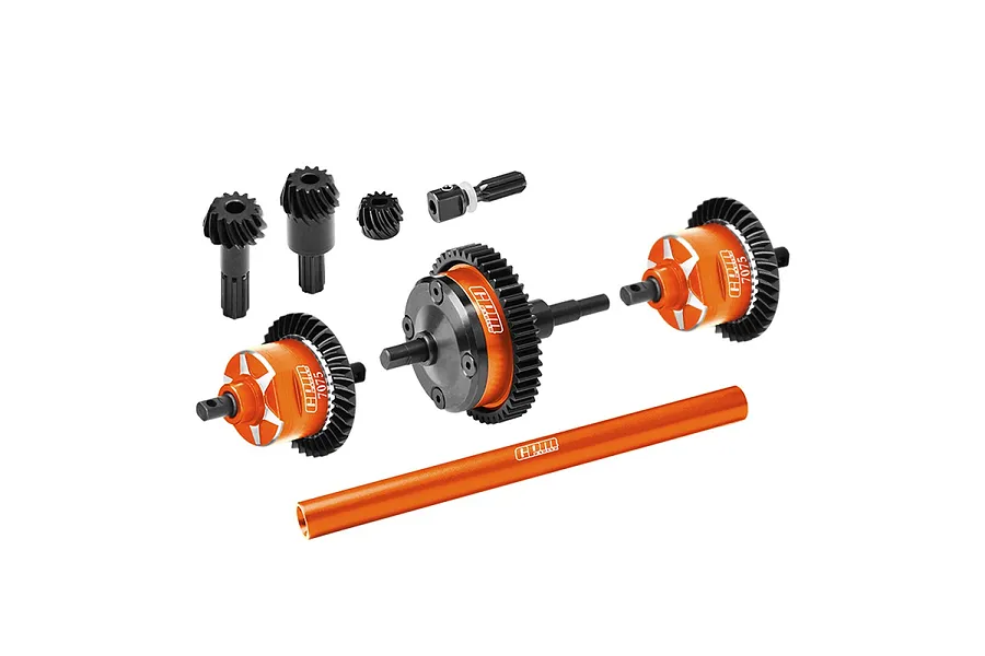 GPM Carbon Steel and Aluminium Complete Differential Set - Orange image 116818