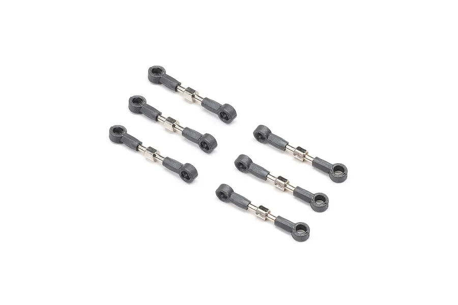 Losi Adjustable Turnbuckle Set 6Pcs image 116935