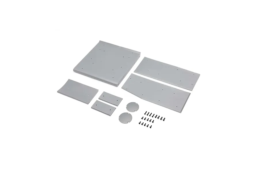 Losi Wing Panel Set - Silver image 116945