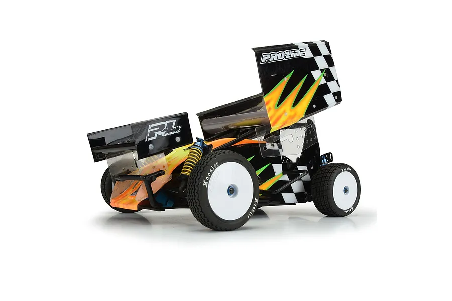 Pro-Line 2.2&amp;quot; Hoosier Angle Block M3 Rear Dirt Over Tyres with Foam Inserts 2Pcs image 116962