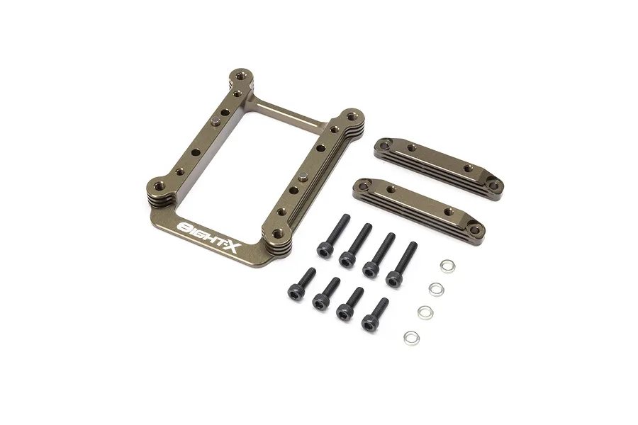 TLR Quick Change Engine Mount Set - Gunmetal image 116967