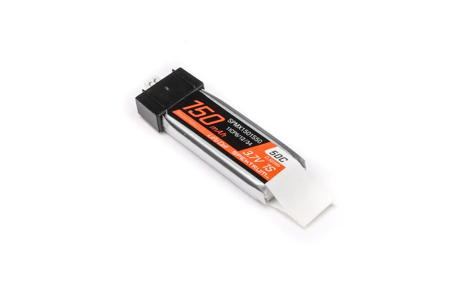 Spektrum 3.7V 150mAh 50C 1S Soft Case LiPo Battery image 117001