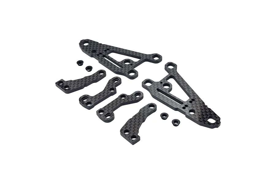 RC Maker Carbon Fibre Front -2.0mm (Short) Wheelbase Set image 117024