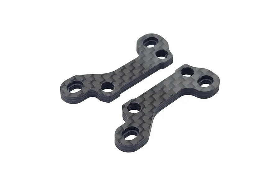 RC Maker Carbon Fibre Split Front 3.0mm Upper Bulkheads 2Pcs image 117030