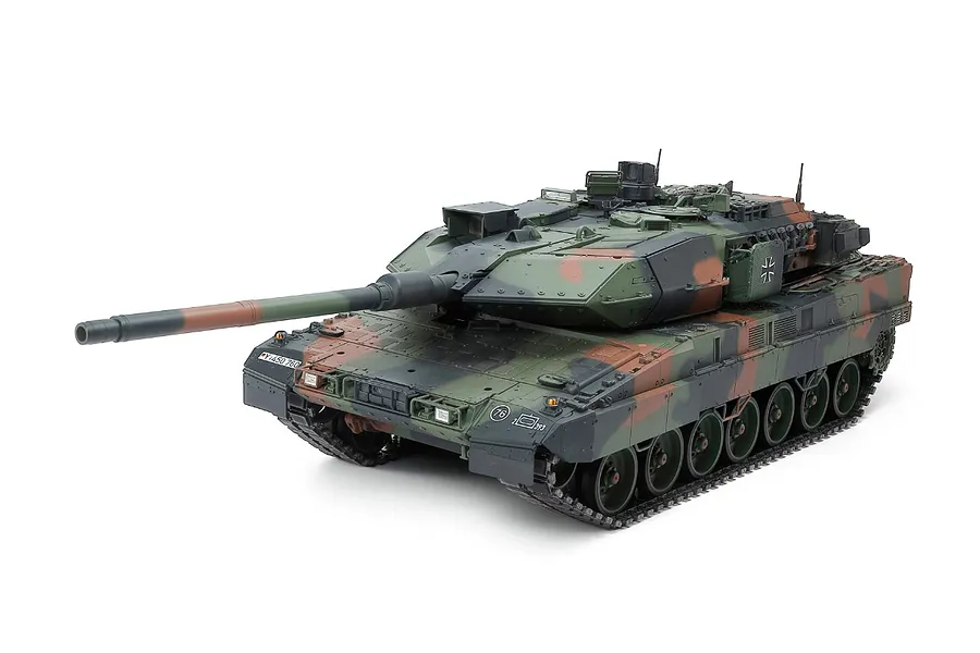 Tamiya Leopard 2 A7V RC Main Battle Tank 1/16 Kit - German Federal Army image 117149