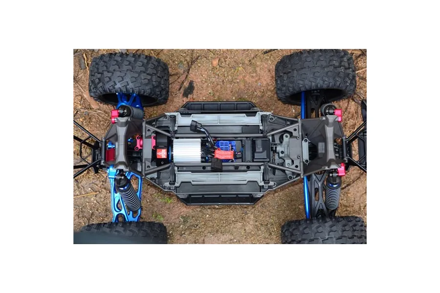 GPM Blue Aluminium X-Maxx Steering Link w/ Hardware image 117180