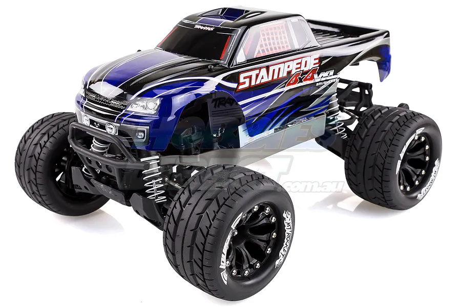 Louise 2.8&amp;quot; MT-Rocket Tyres on Black Rims - Glued Wheels 2Pcs image 11721