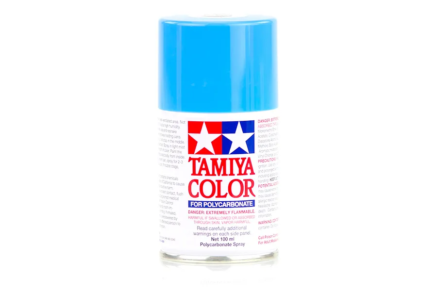 Tamiya PS-3 Light Blue Polycarbonate Spray Paint 100ml image 11738
