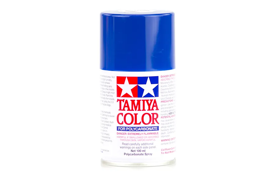 Tamiya PS-4 Blue Polycarbonate Spray Paint 100ml image 11739