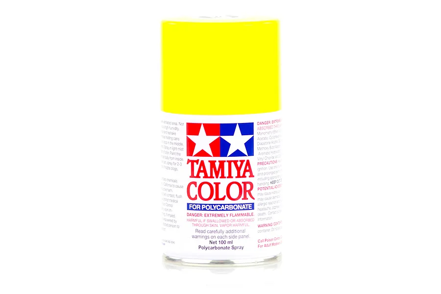 Tamiya PS-6 Yellow Polycarbonate Spray Paint 100ml image 11741