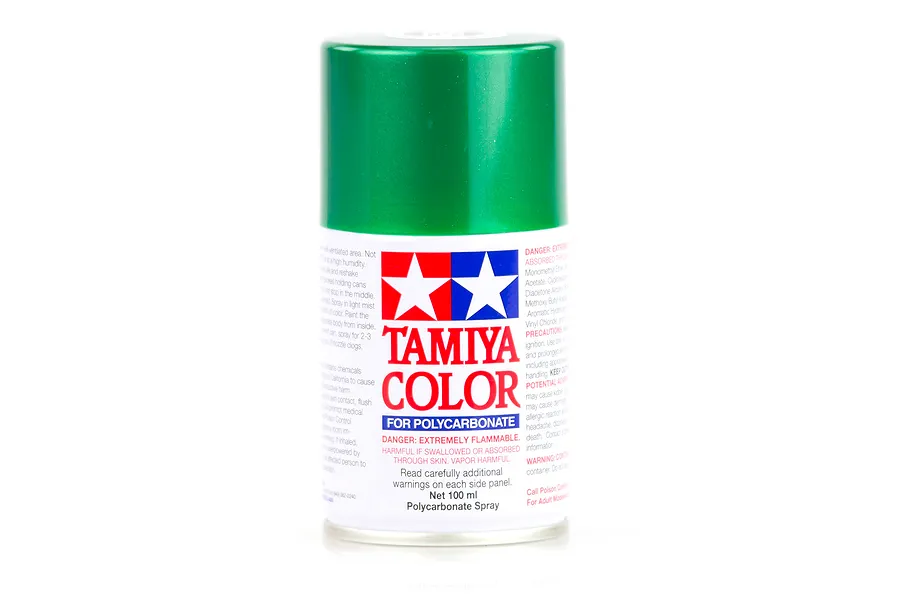 Tamiya PS-17 Metallic Green Polycarbonate Spray Paint 100ml image 11752