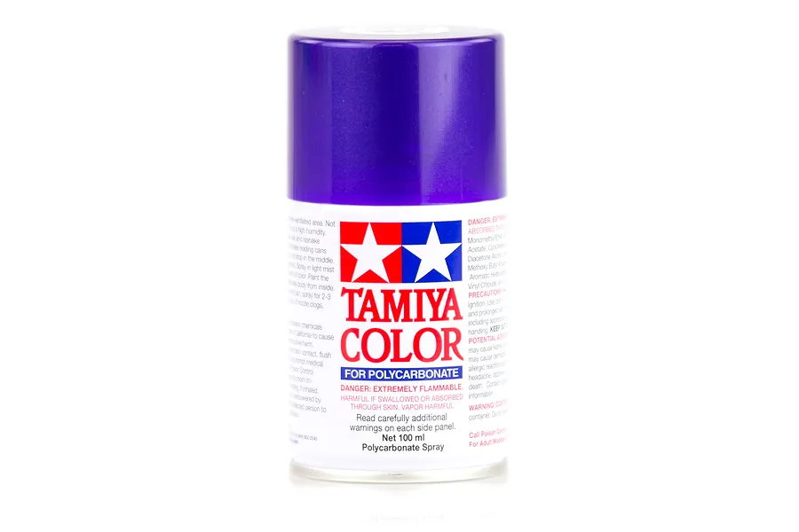 Tamiya PS-18 Metallic Purple Polycarbonate Spray Paint 100ml image 11753