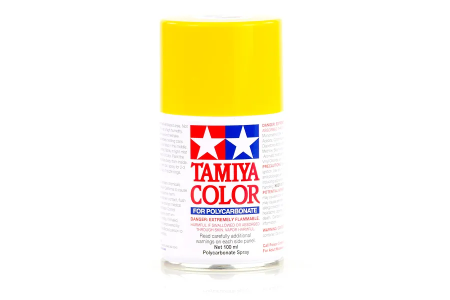 Tamiya PS-19 Camel Yellow Polycarbonate Spray Paint 100ml image 11754