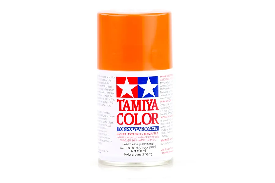 Tamiya PS-20 Fluorescent Red Polycarbonate Spray Paint 100ml image 11755