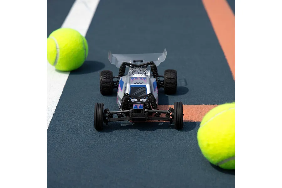 Losi Micro-B 2S RC Buggy Electric 2WD 1/24 Scale RTR - Silver image 117568