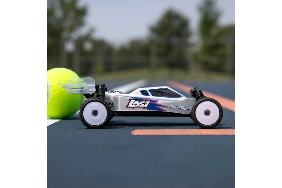 Losi Micro-B 2S RC Buggy Electric 2WD 1/24 Scale RTR - Silver image 117569