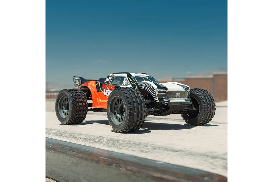 ARRMA Vorteks Mega 550 RC Stadium Truck Electric 2WD 1/10 Scale RTR - Orange image 117618
